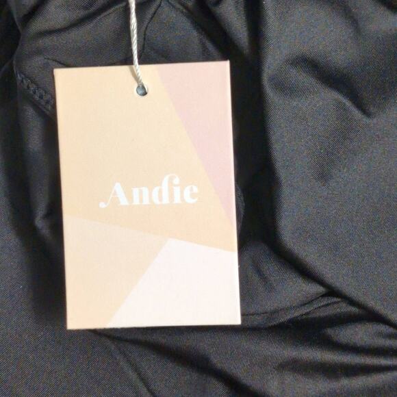 NWT Andie Black One Piece Montauk Swimsuit 19ACMONT XXXL - Picture 5 of 6